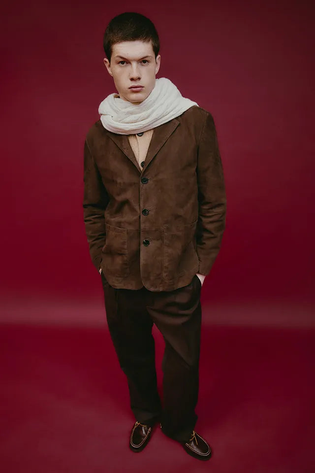 AMARÁNTO Leather Jacket B9F0046