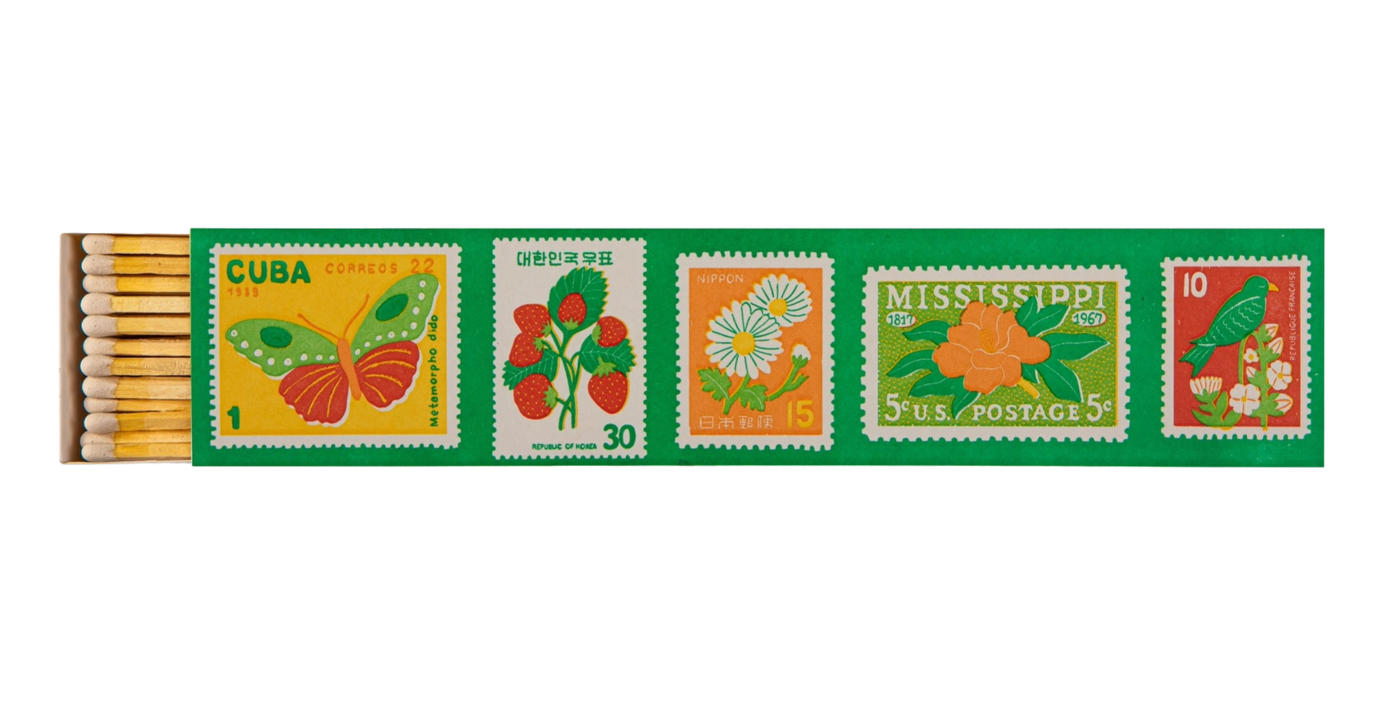Archivist Vintage Stamp Long Matches
