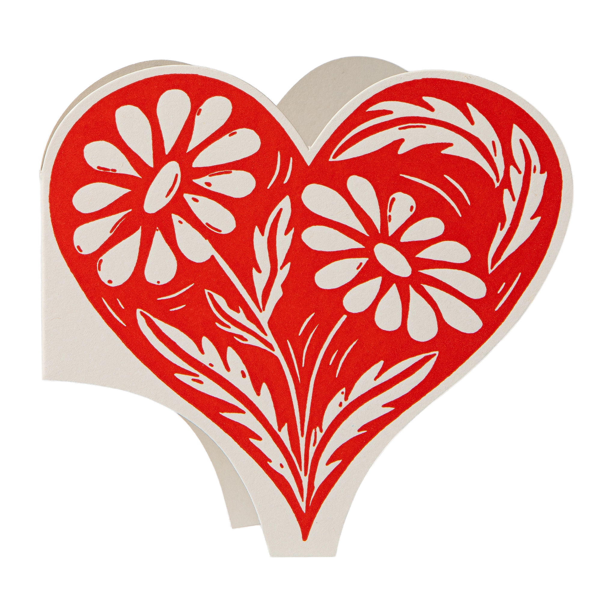 Archivist Botanical Heart Card