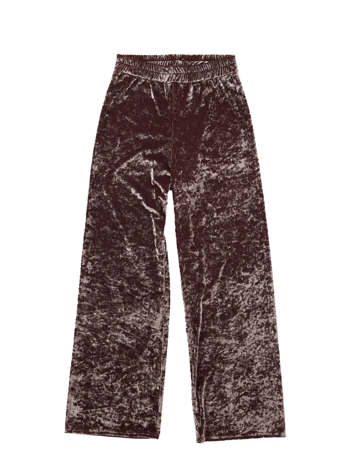 Simone Wild Velvet Cozy Pants - rosewood