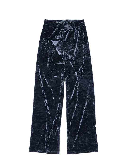 Simone Wild Velvet Cozy Pants - metall