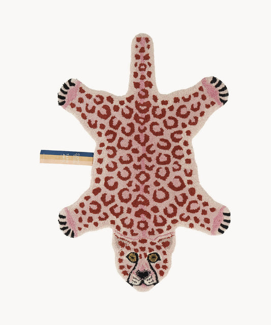 Doing Goods Pinky Leopard Rug Small
