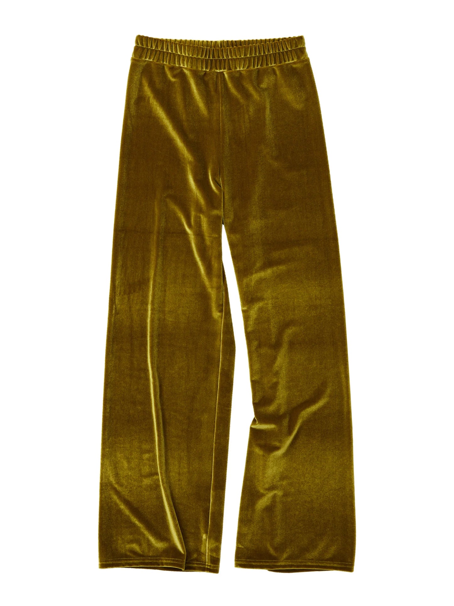 Simone Wild Velvet Cozy Pants - pear