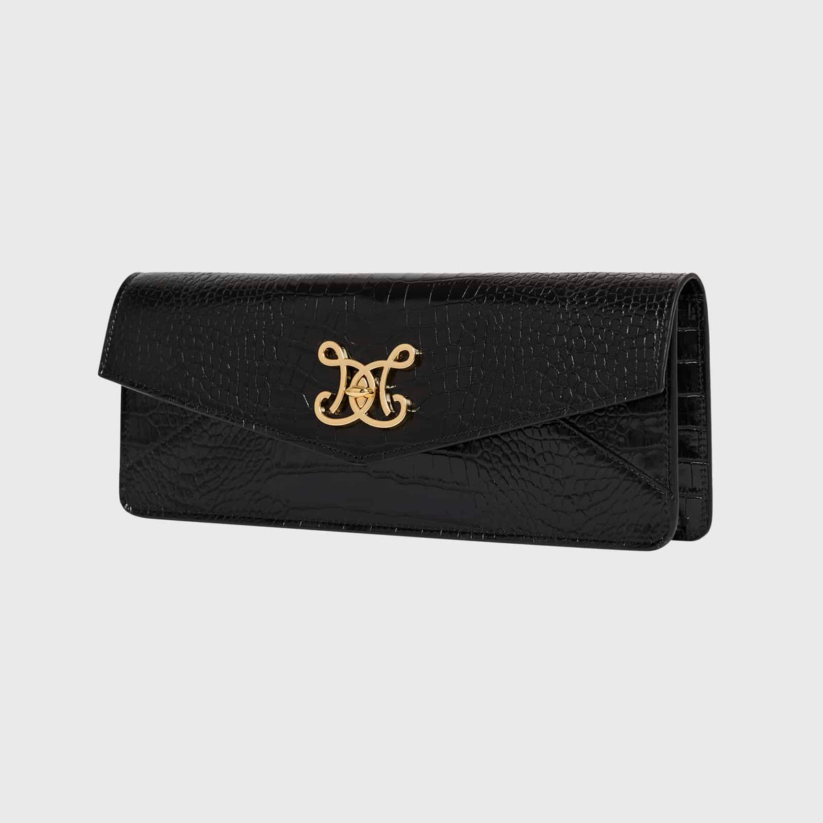 DE MARQUET Envelope Faux Croc