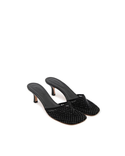 Alysi Strass Heel Mule