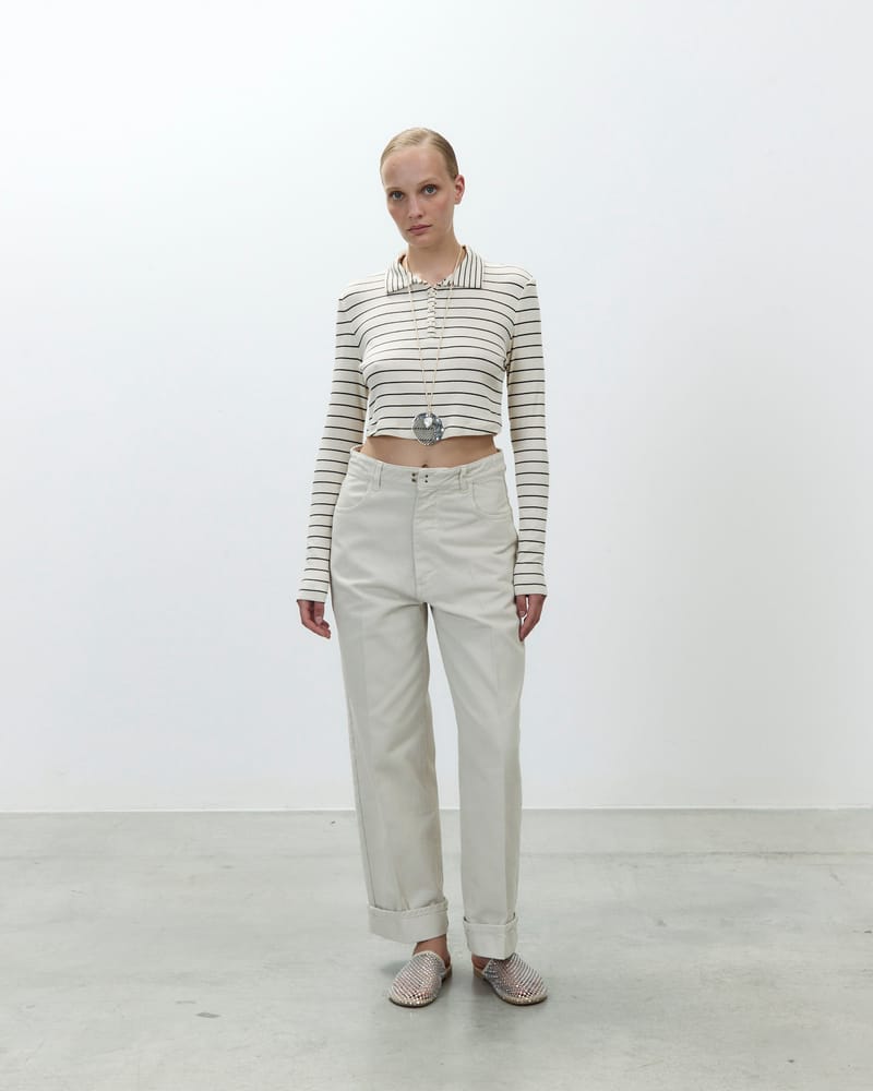 Alysi Polo Jersey Mini Stripes