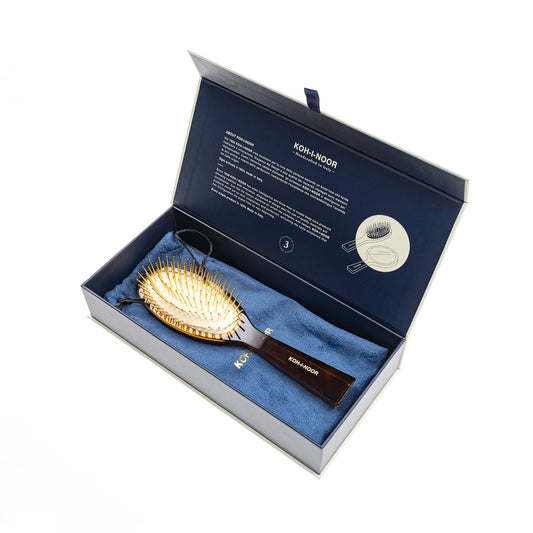 KOH-I-NOOR Oval Pneumatic Brush With golden Peaks - LARGE 110C