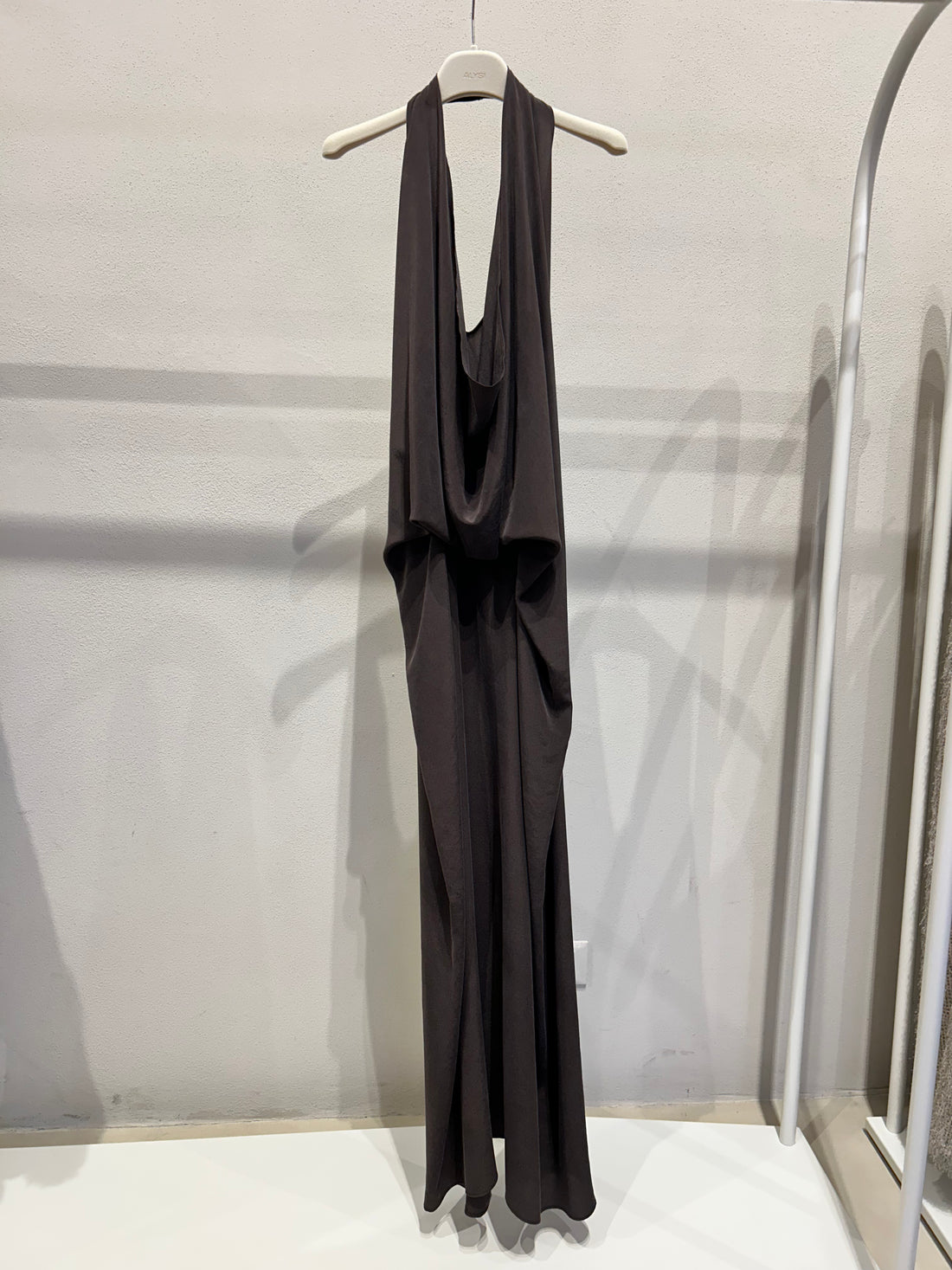 Alysi Silk Halter Dress