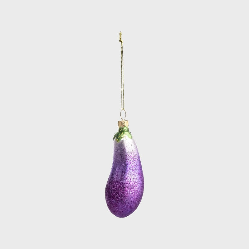 &amp;Klevering Ornament Eggplant