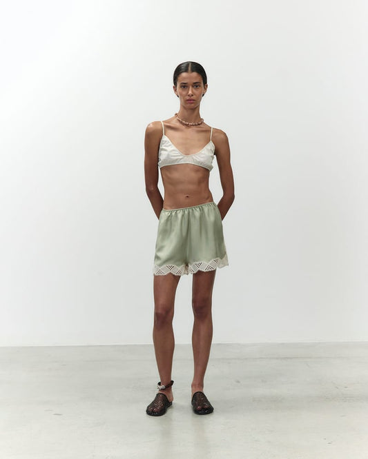 Alysi Silk Lace Shorts