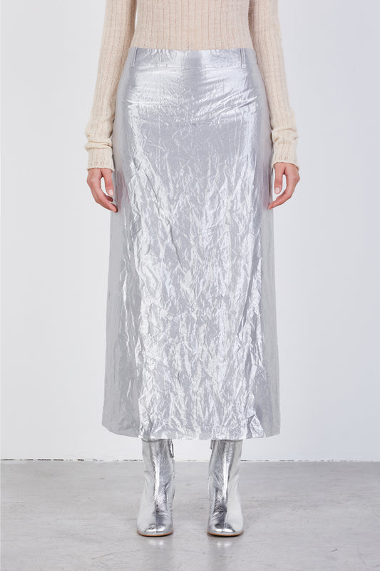 Alysi Shiny Silver Skirt 154006