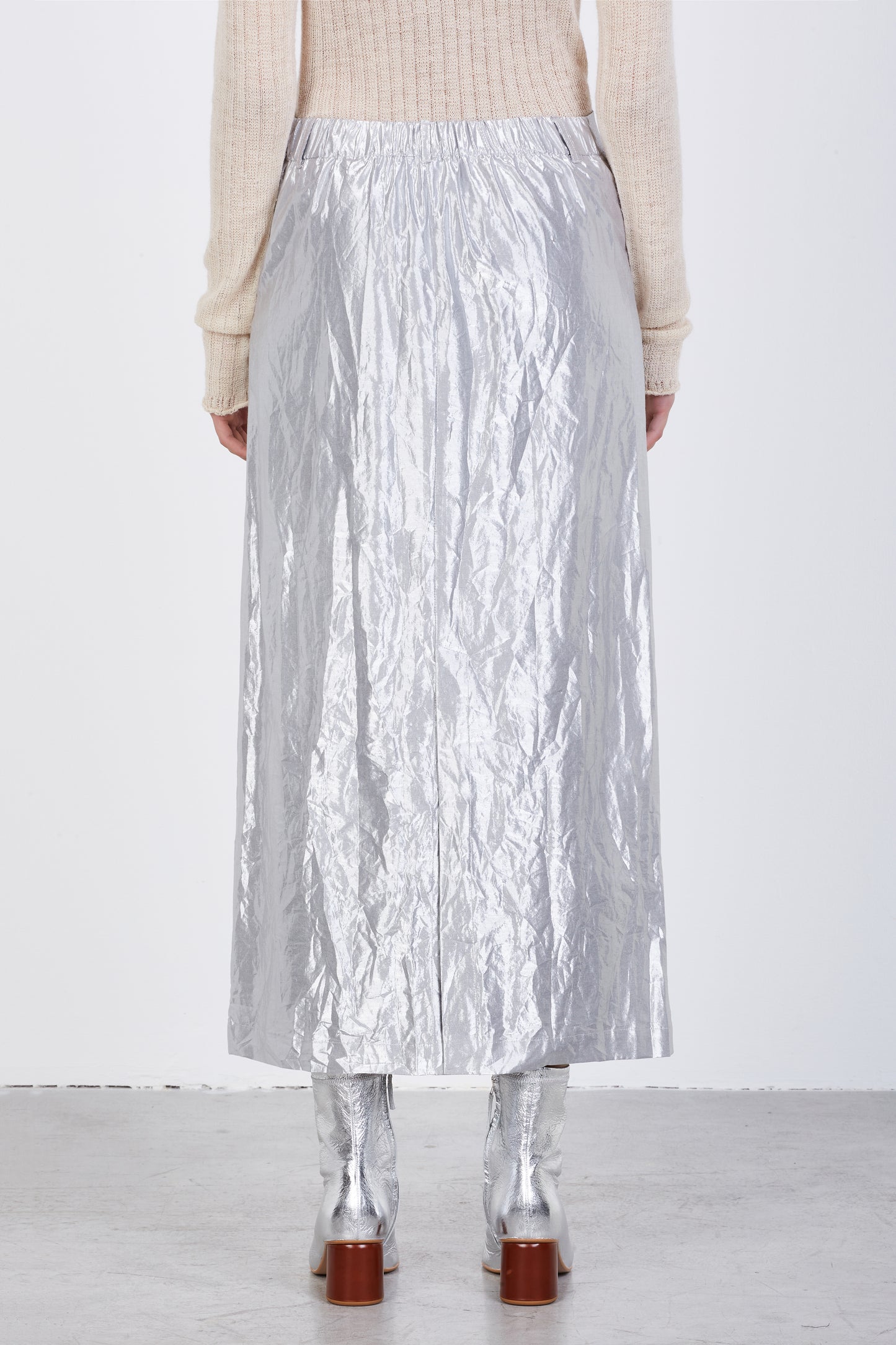 Alysi Shiny Silver Skirt 154006