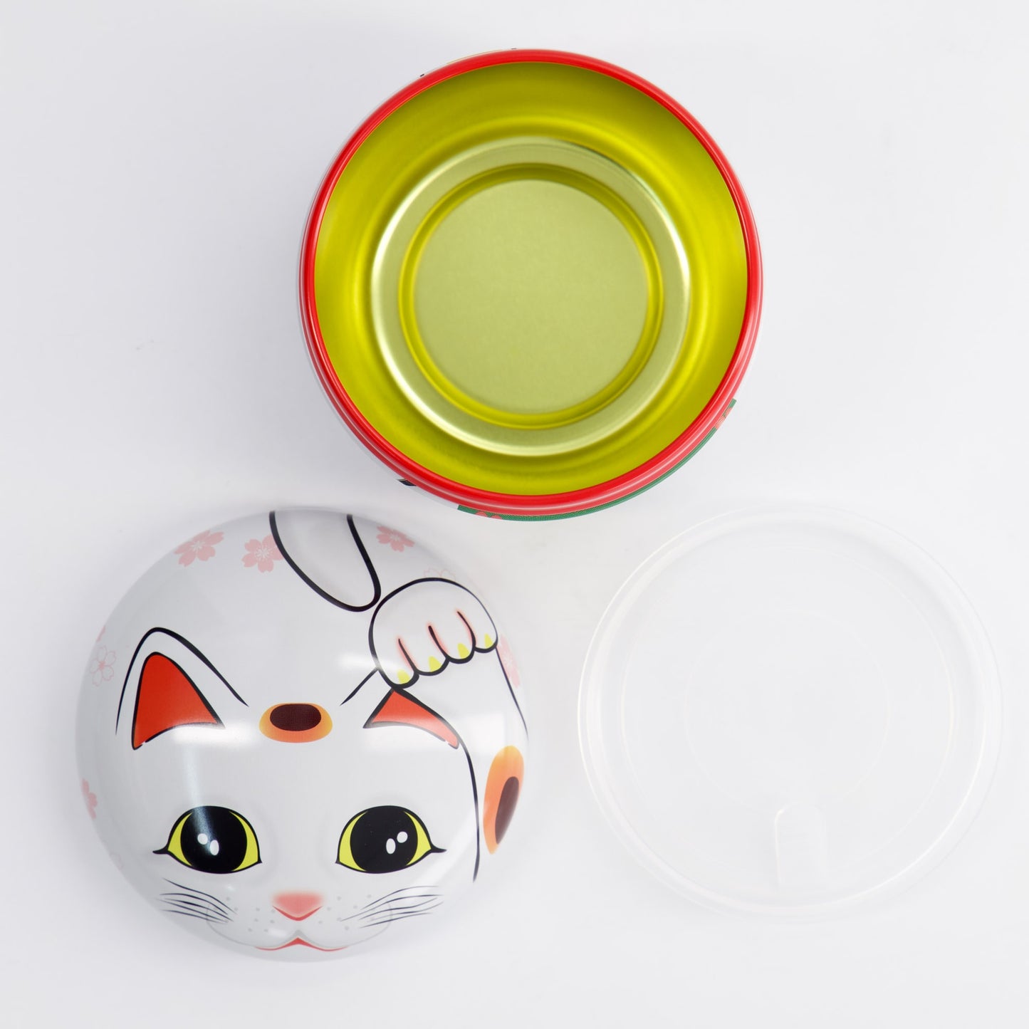 Tokyo Design Studio Lucky Cat Tea Container White
