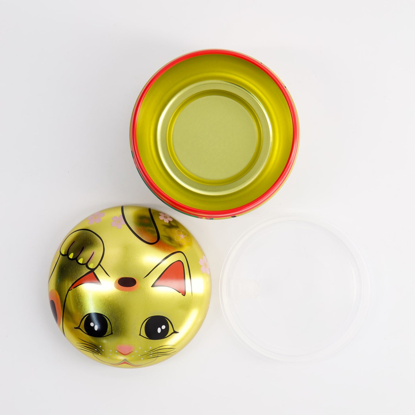Tokyo Design Studio Lucky Cat Tea Container Gold