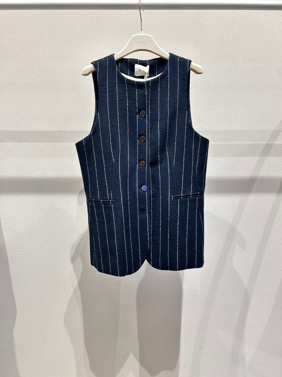Alysi Pinstripe Vest