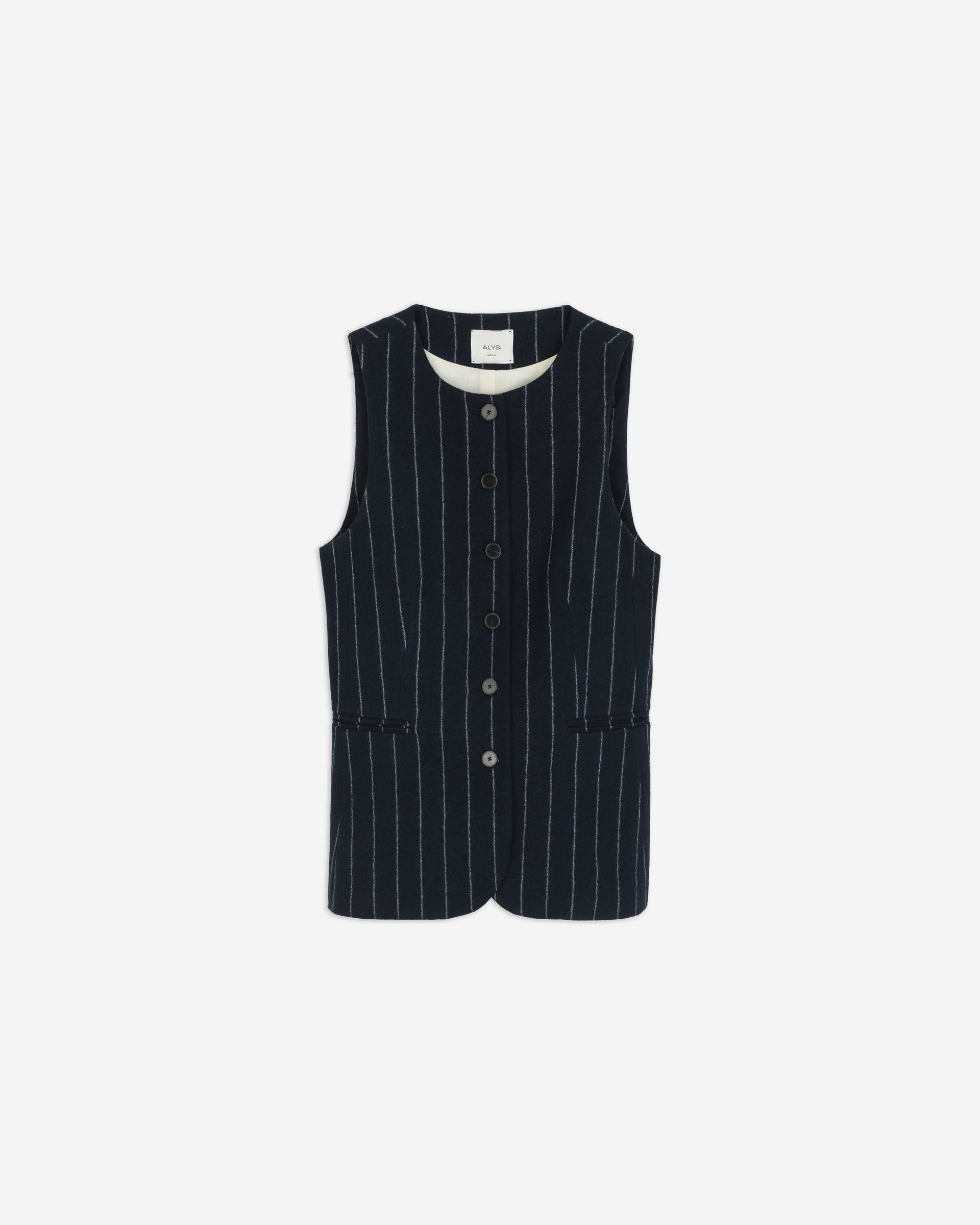 Alysi Pinstripe Vest