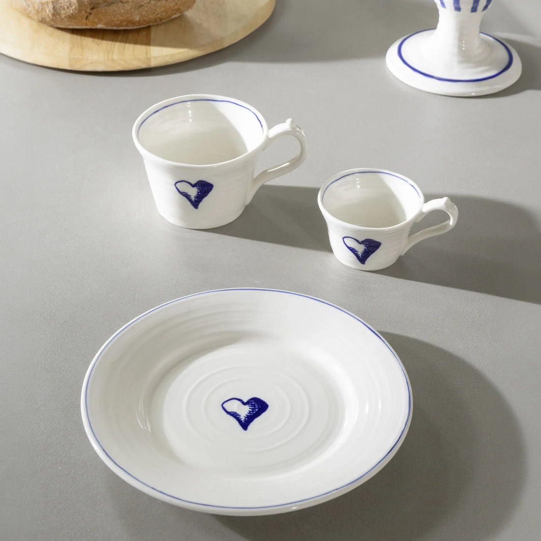 &amp;Klevering Mug Anouk heart large set of 2