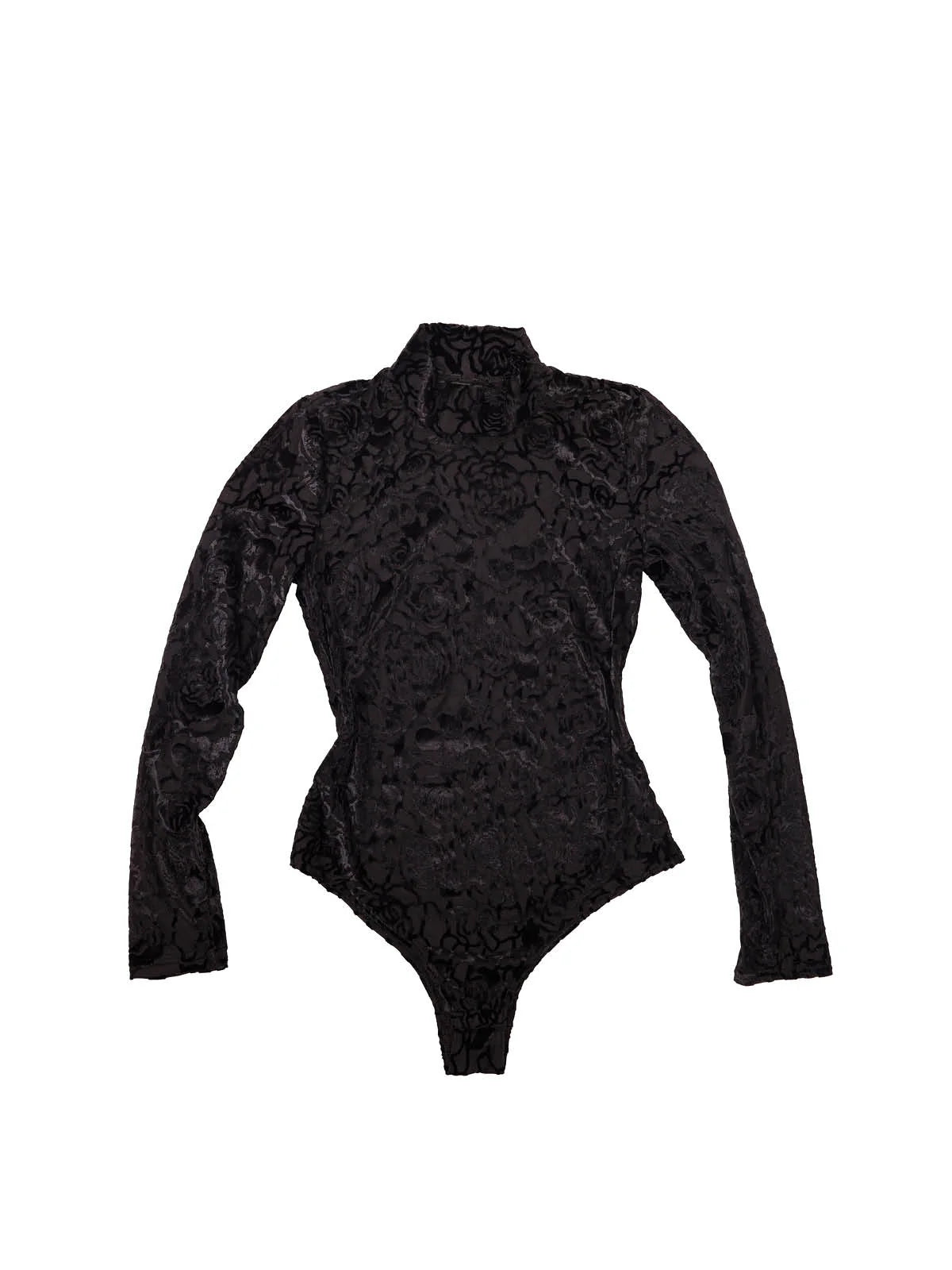 Simone Wild High Neck Bodysuit Rose Devore