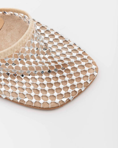 Alysi Strass Heel Mule
