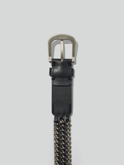 RECTO Leather Chain Belt