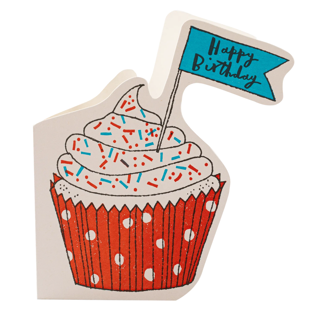 Archivist Cupcake Birthday Card