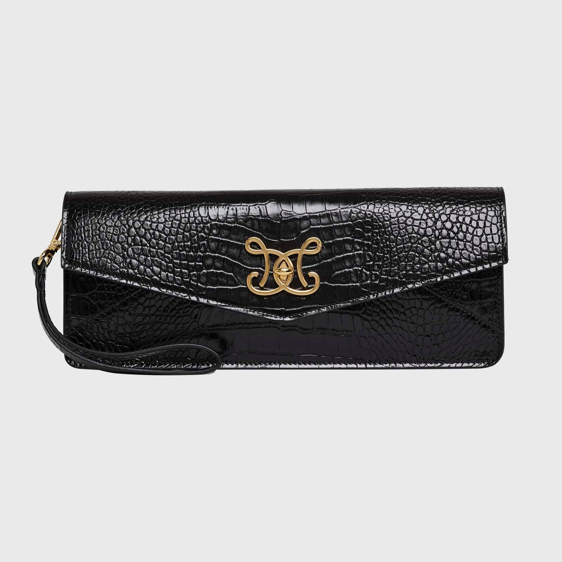 DE MARQUET Envelope Faux Croc