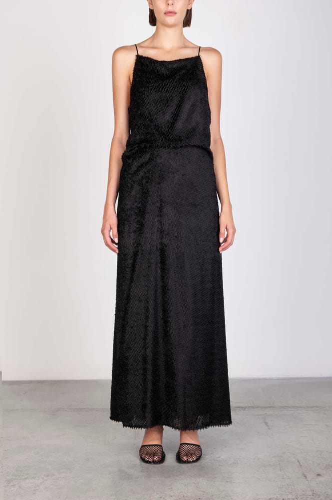 Alysi Plumetis Effect Dress