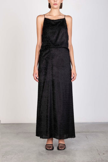 Alysi Plumetis Effect Dress