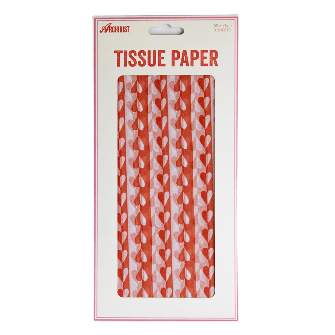 Archivist Sweetheart Stripe Tissue Paper