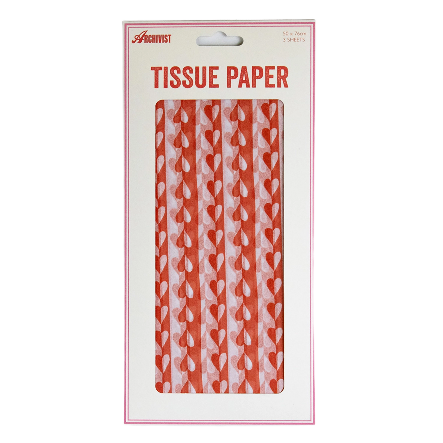Archivist Sweetheart Stripe Tissue Paper