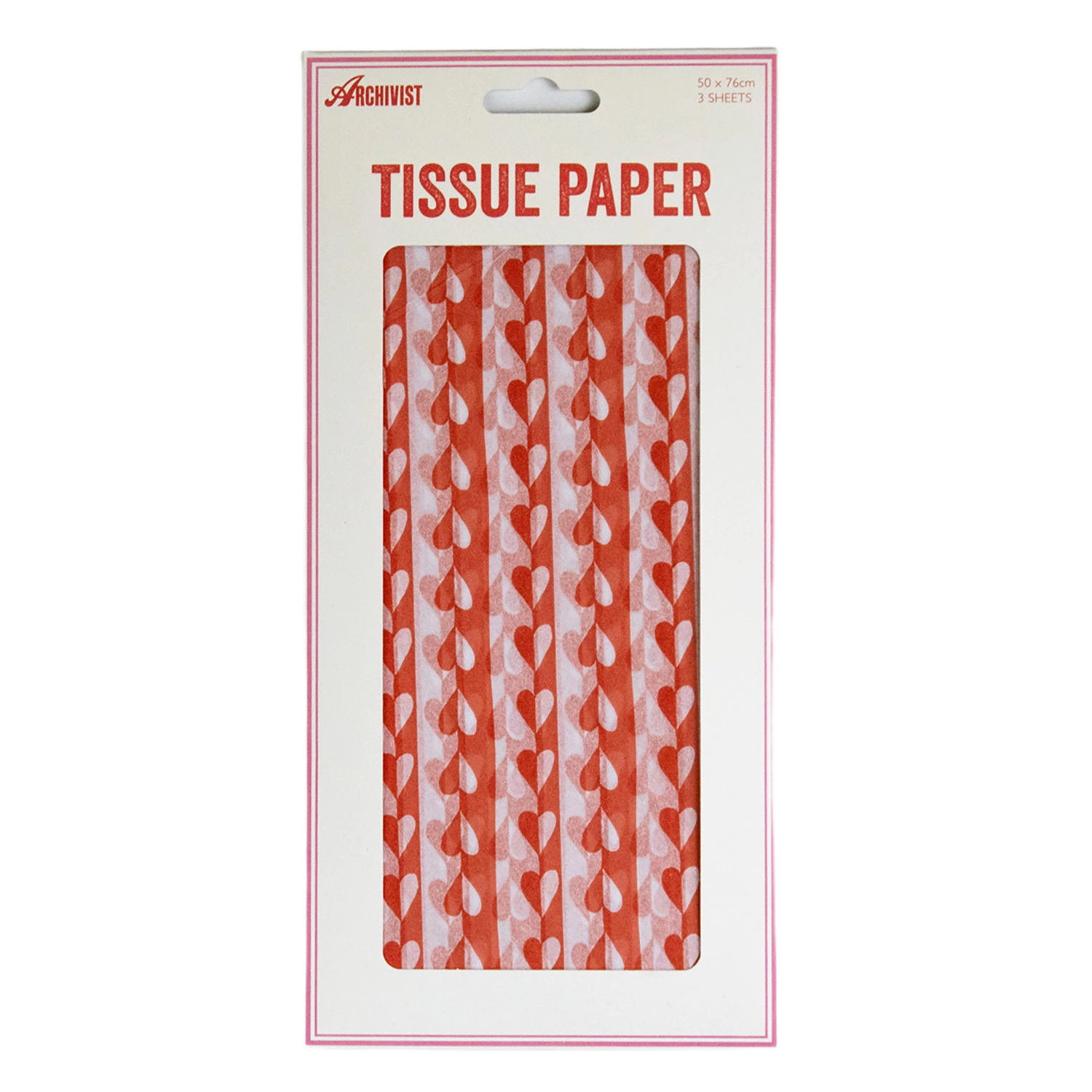 Archivist Sweetheart Stripe Tissue Paper