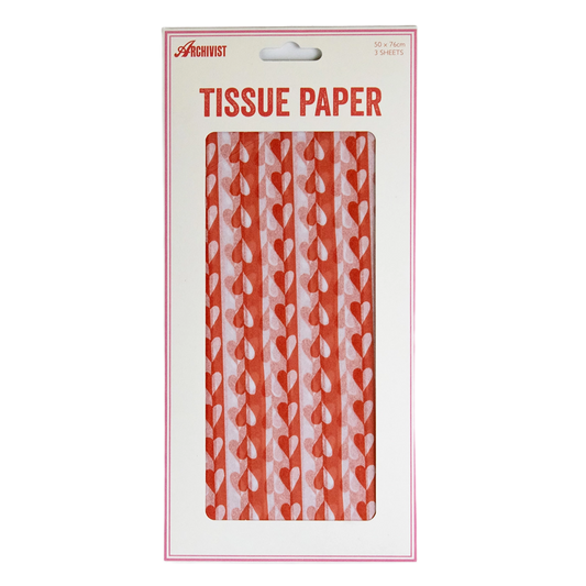 Archivist Sweetheart Stripe Tissue Paper