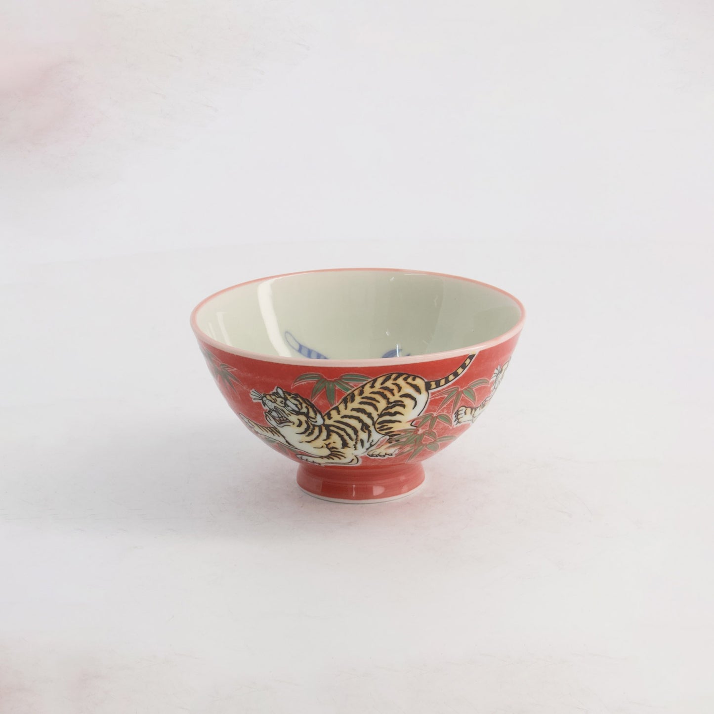 Tokyo Design Studio Kawaii Tiger Rice Bowl Red