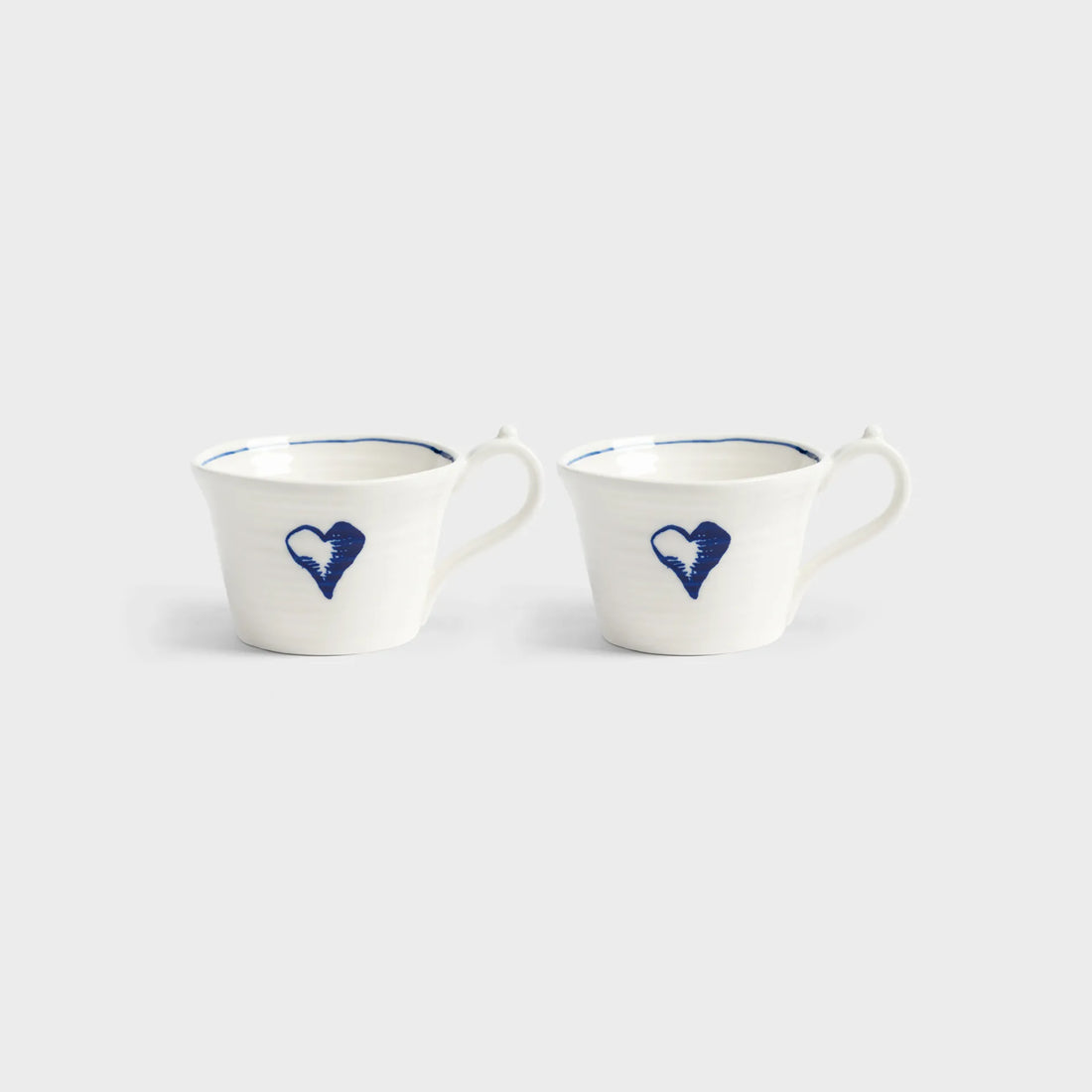 &amp;Klevering Mug Anouk heart large set of 2