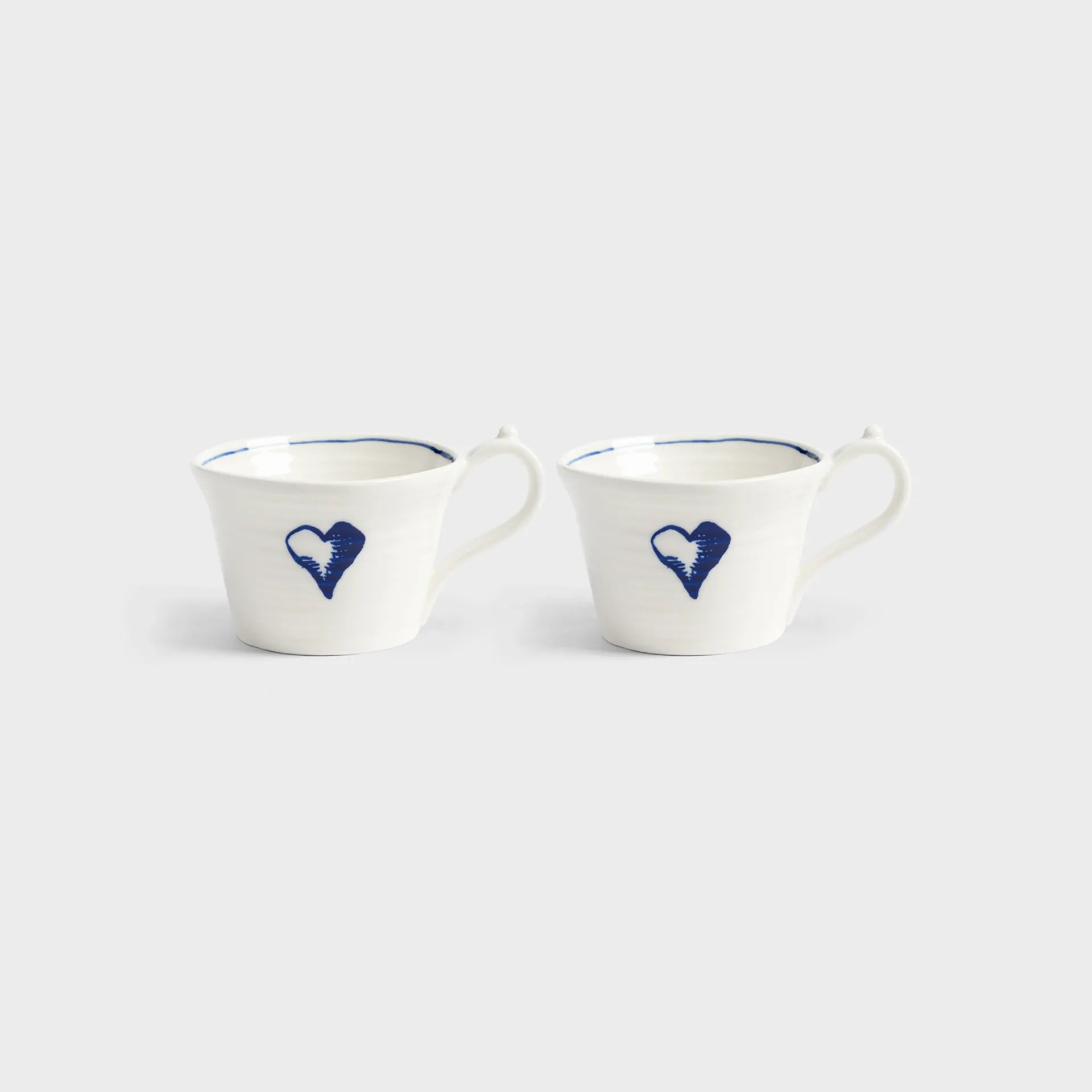 &amp;Klevering Mug Anouk heart large set of 2