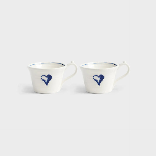 &Klevering Mug Anouk heart large set of 2