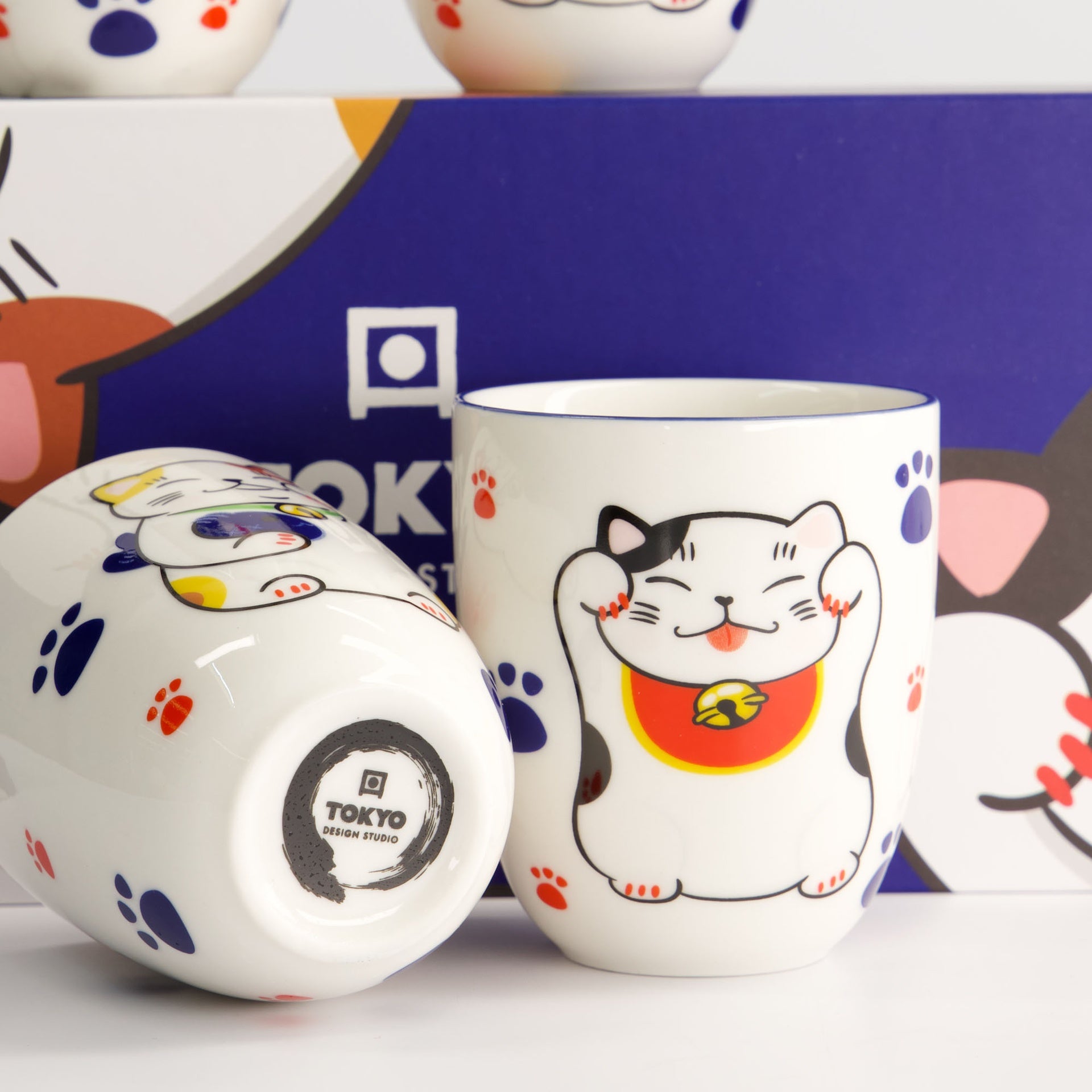 Tokyo Design Studio Kawaii Lucky Cat Cup Giftset