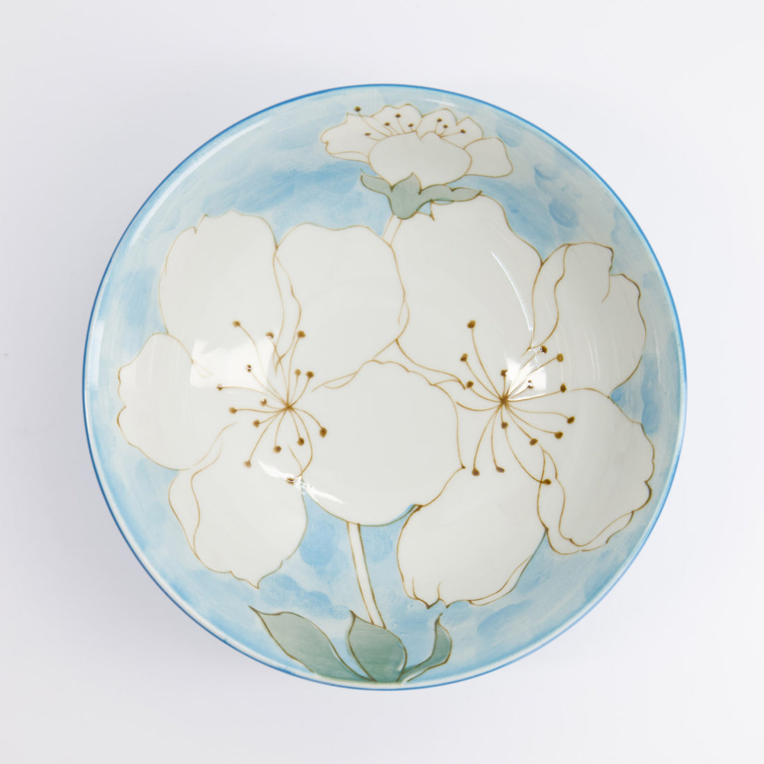 Tokyo Design Studio Sakura Ramen Bowl Blue