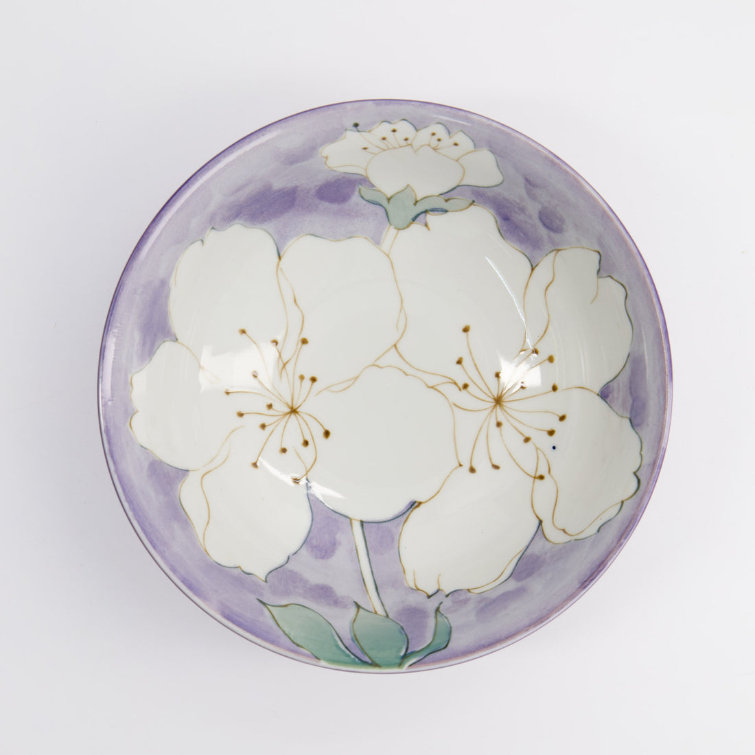 Tokyo Design Studio Sakura Ramen Bowl Purple