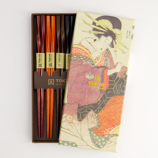 Tokyo Design Studio Chopstick Giftset Twist Color
