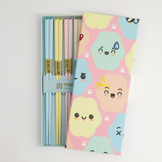 Tokyo Design Studio Chopstick Giftset Cloud Emoji
