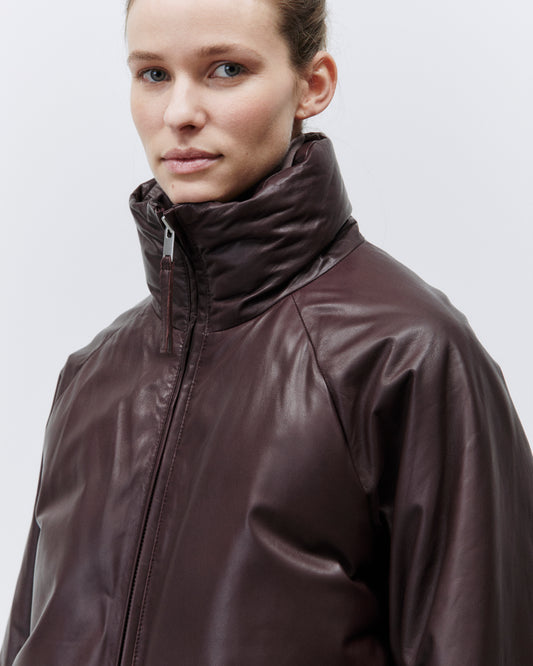 Alysi Leather Down Jacket 254908