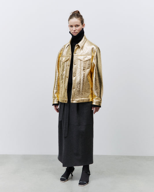 Alysi Shiny Gold Jacket 154939