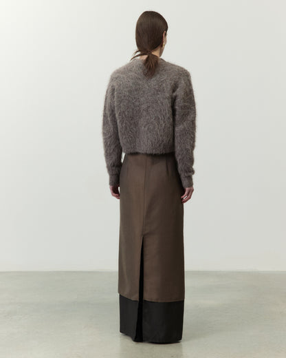 Alysi Brushed Crop Cardigan
