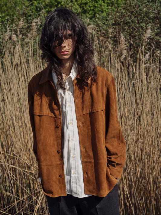 SUNFLOWER Suede Shirt