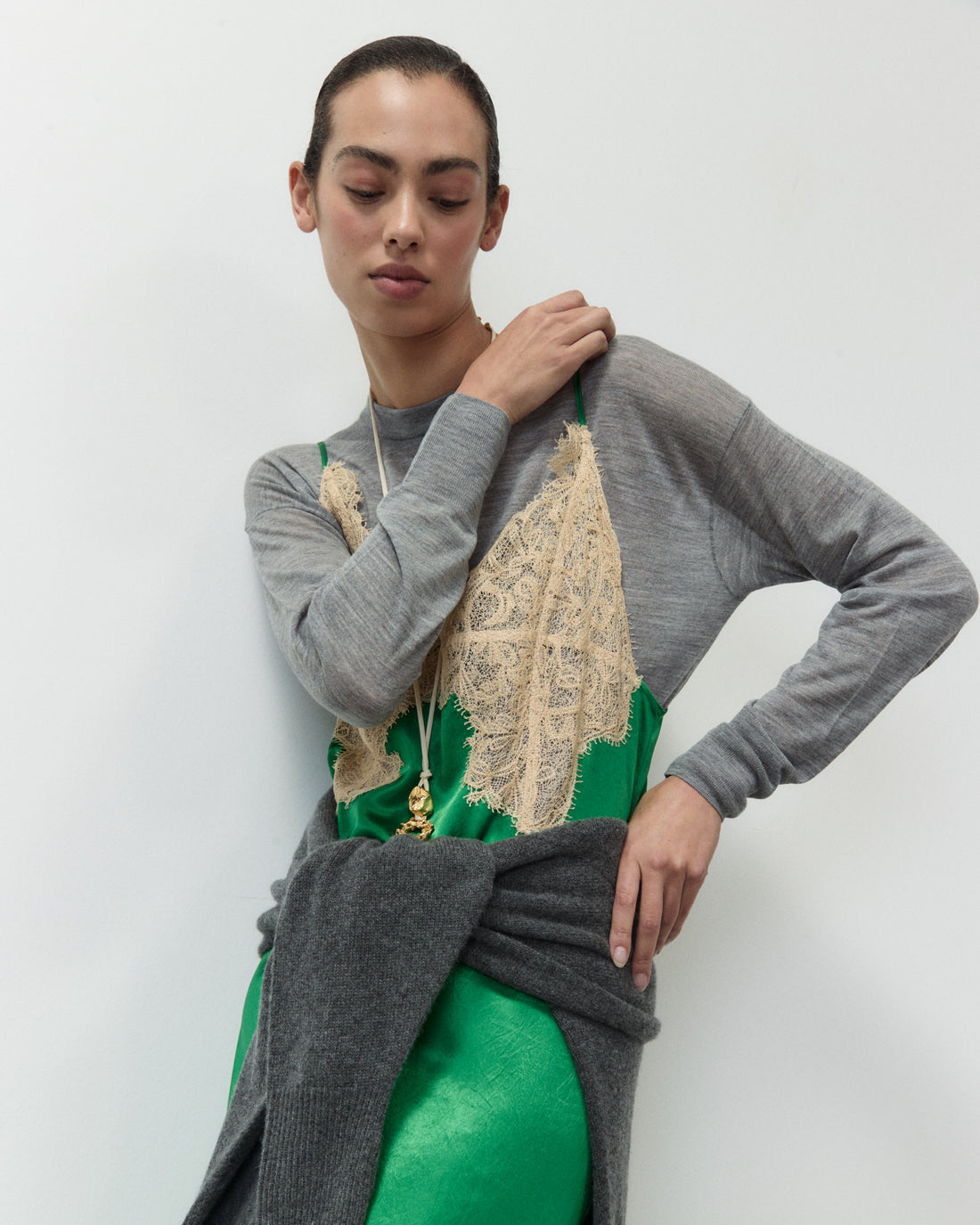 Alysi Slik Long Dress