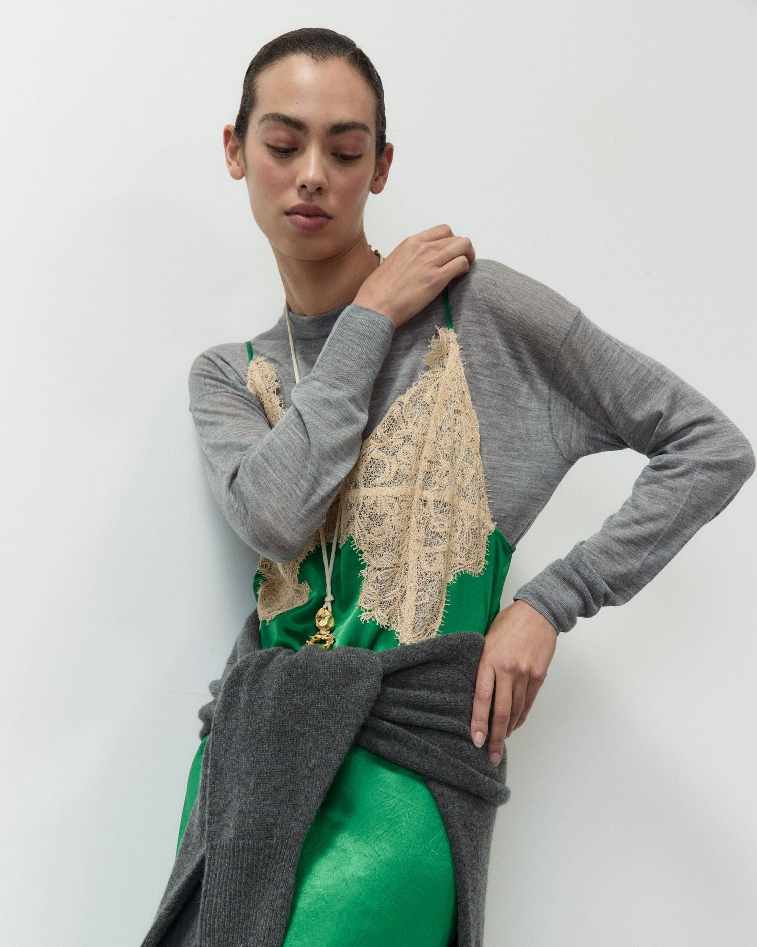 Alysi Slik Long Dress