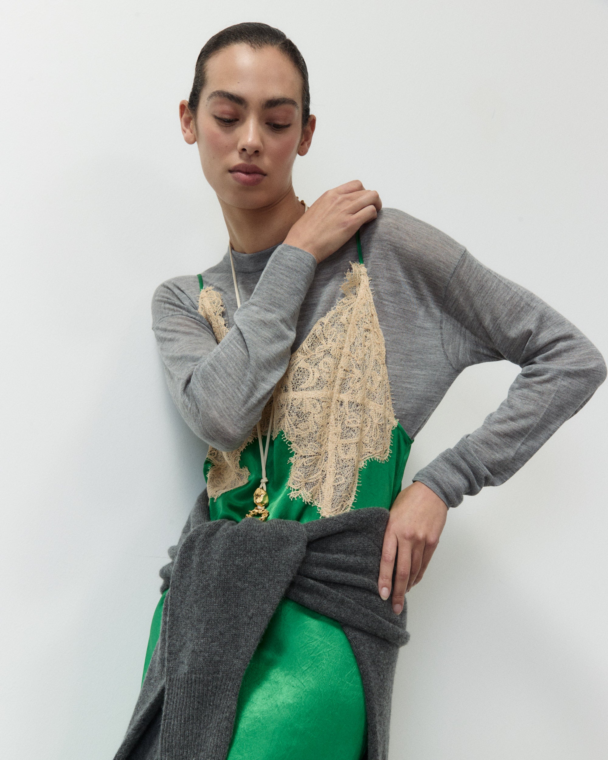 Alysi Slik Long Dress