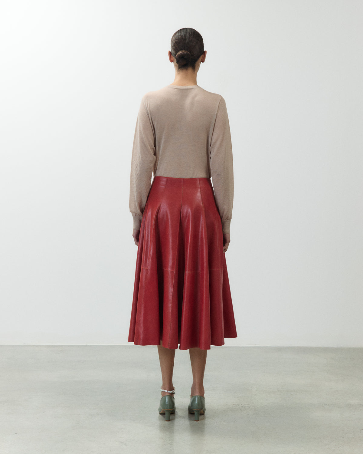 Alysi Heavy Leather Skirt
