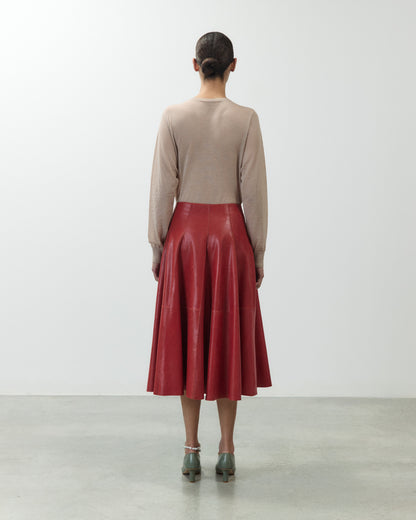 Alysi Heavy Leather Skirt